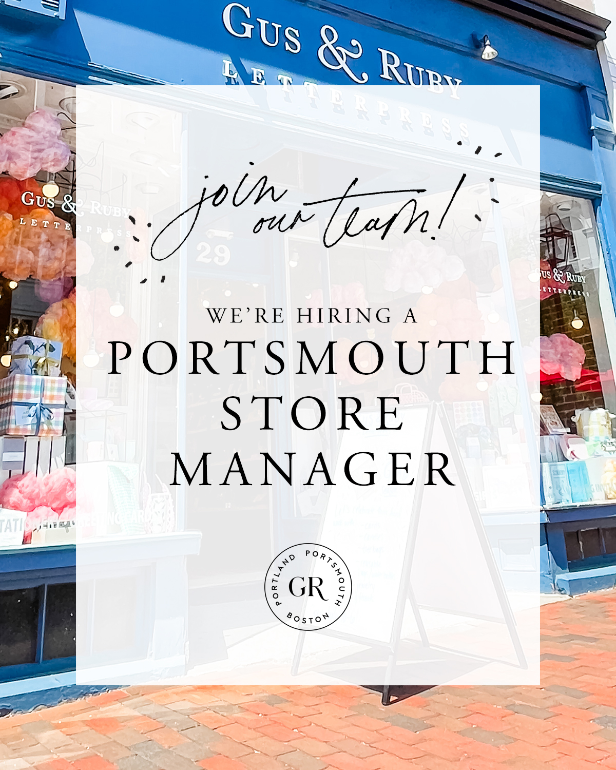 Store Manager – Portsmouth, NH