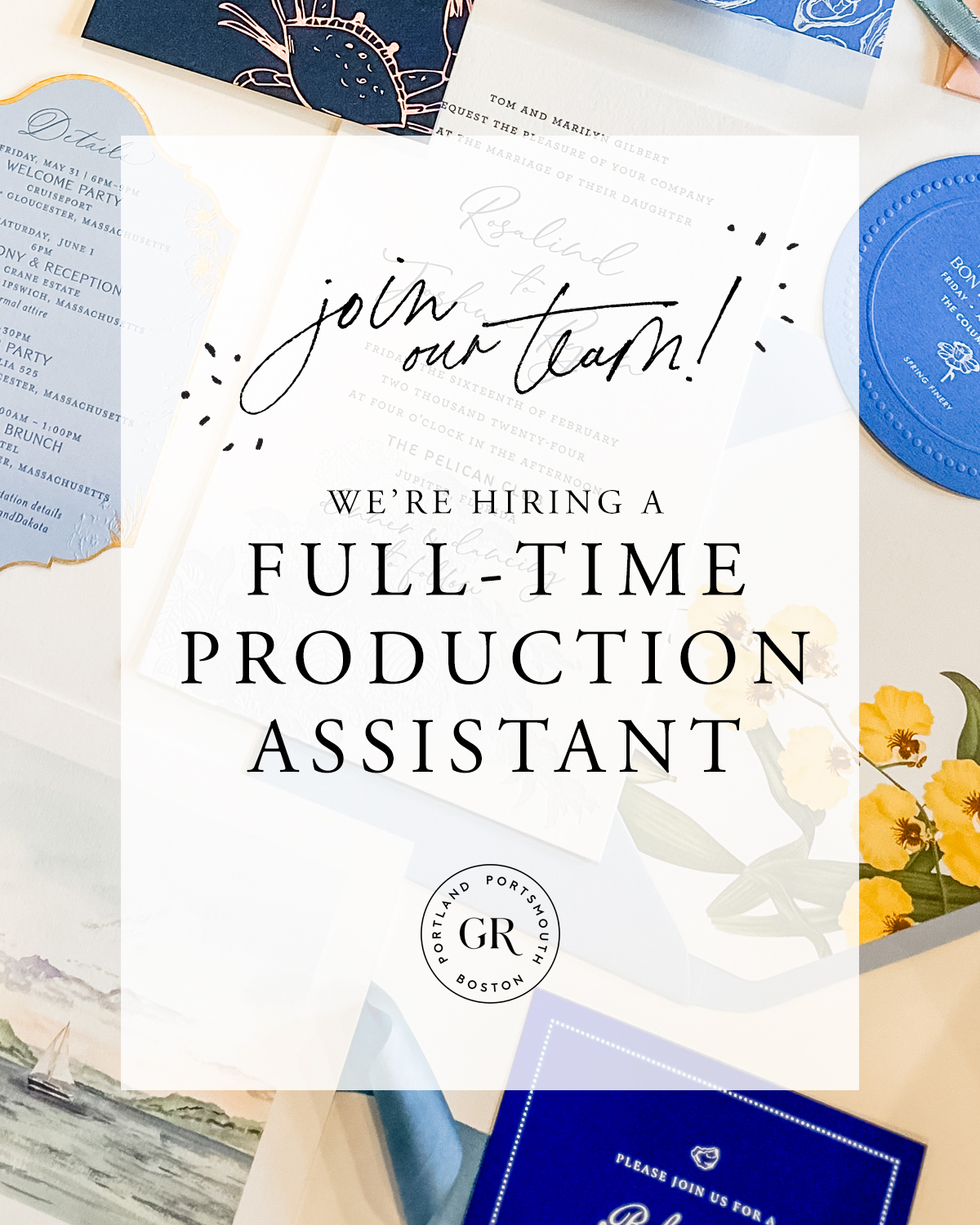 Production Assistant – Dover, NH